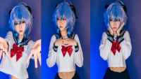 Cosplay Ganyu:  Nữ sinh “dê dừa”