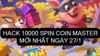 Hack Coin Master 10000 Spin Link ngày 27/1 cho Android và IOS