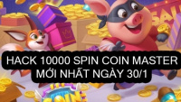 Hack Coin Master 10 000 Spin Link ngày 30/1/2024 Android và IOS mới nhất
