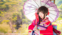 Mê mẩn cosplay Kagura cực chất đốn tim fan hâm mộ Âm Dương Sư