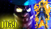 One Piece 1059: Râu Đen tấn công "vợ" Luffy