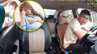 Người phụ nữ vỡ nước ối xin được lên taxi và phản ứng của tài xế