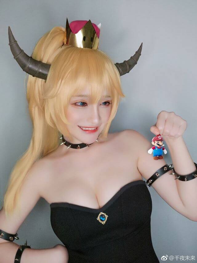 Cosplay Bowsette xinh xắn "y bản gốc" của nàng cosplayer xinh đẹp