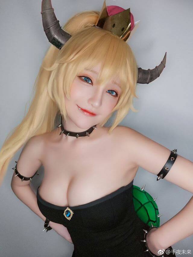 Cosplay Bowsette xinh xắn "y bản gốc" của nàng cosplayer xinh đẹp