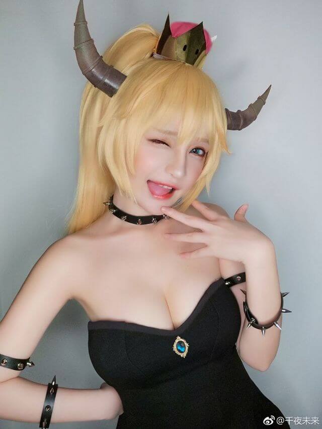 Cosplay Bowsette xinh xắn "y bản gốc" của nàng cosplayer xinh đẹp