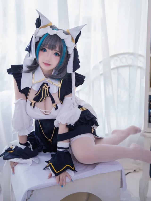 Cosplay Cheshire Azur Lane xứng đáng waifu quốc dân 2