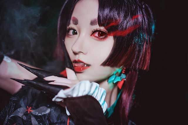 Cosplay Kyuuketsuhime, ma cà rồng cực chất trong Âm Dương Sư