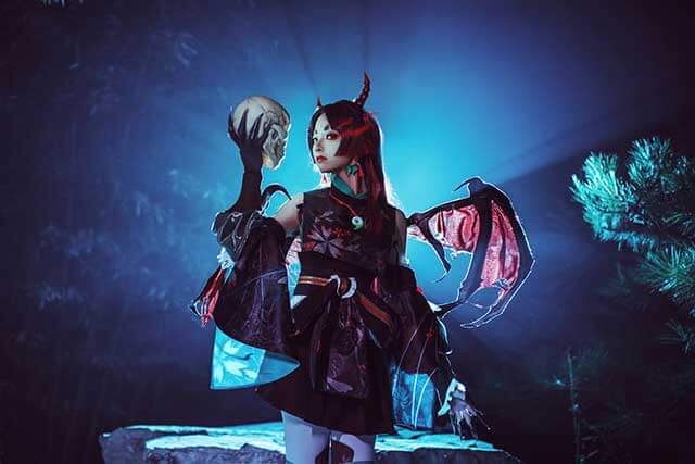 Cosplay Kyuuketsuhime, ma cà rồng cực chất trong Âm Dương Sư