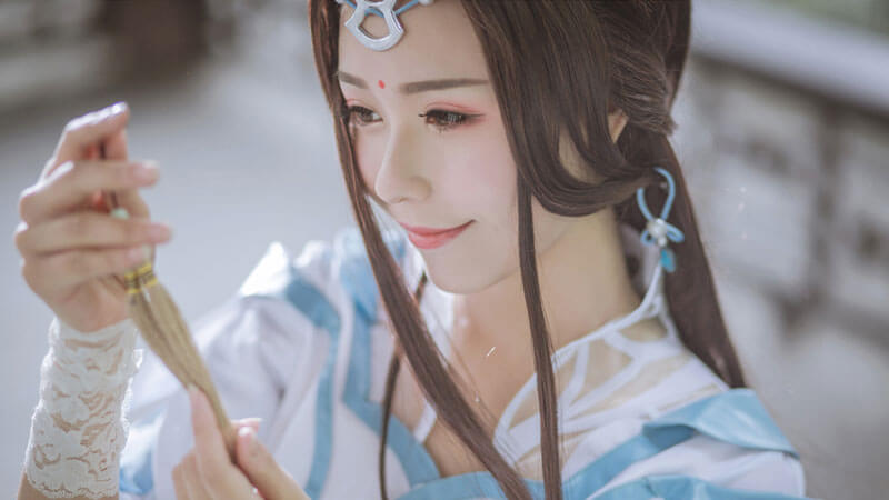 Cosplay nàng Nạp Lan Thanh Tang cực chất trong Thiện Nữ Mobile