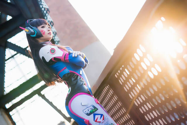 Emily Mio và bộ cosplay D.Va siêu nhí nhảnh của Overwatch