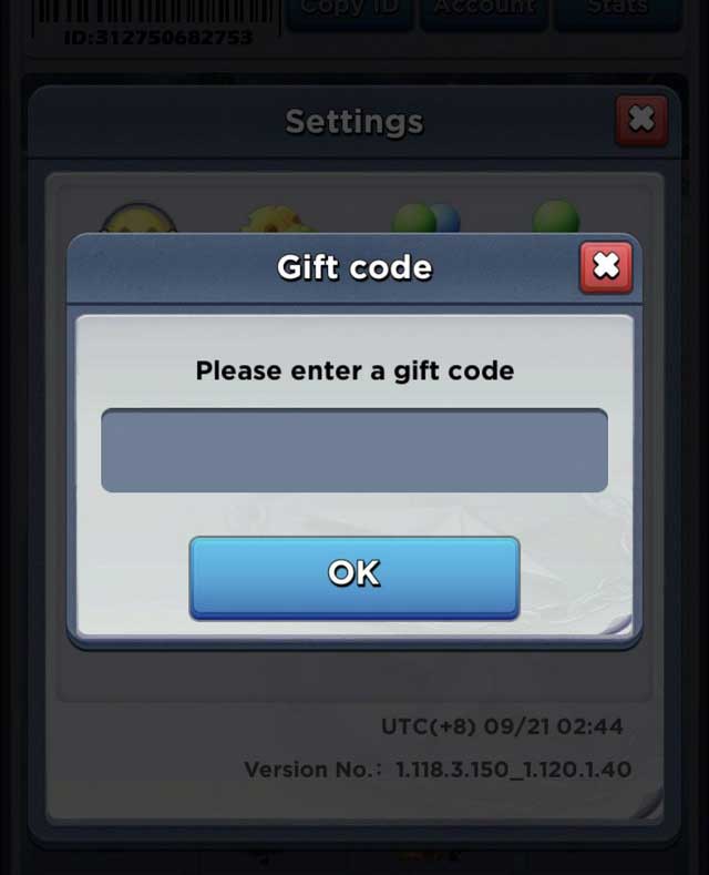 Giftcode Top War