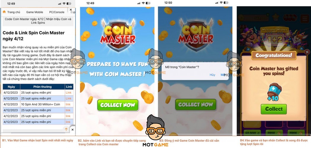 Hack Coin Master 10000 spin link 11/12/2023