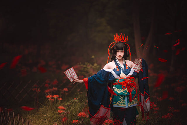 Ngắm cosplay Bỉ Ngạn Hoa - Higanbana đầy ma mị trong Âm Dương Sư