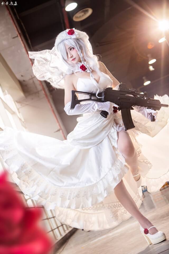 Ngất ngây với cosplay G36 trong bộ váy cưới của tựa game Girls Frontline