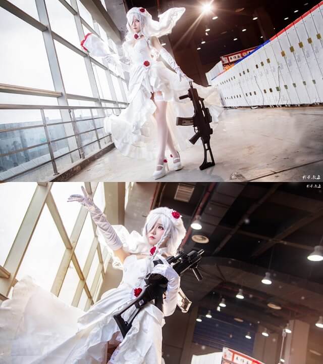 Ngất ngây với cosplay G36 trong bộ váy cưới của tựa game Girls Frontline