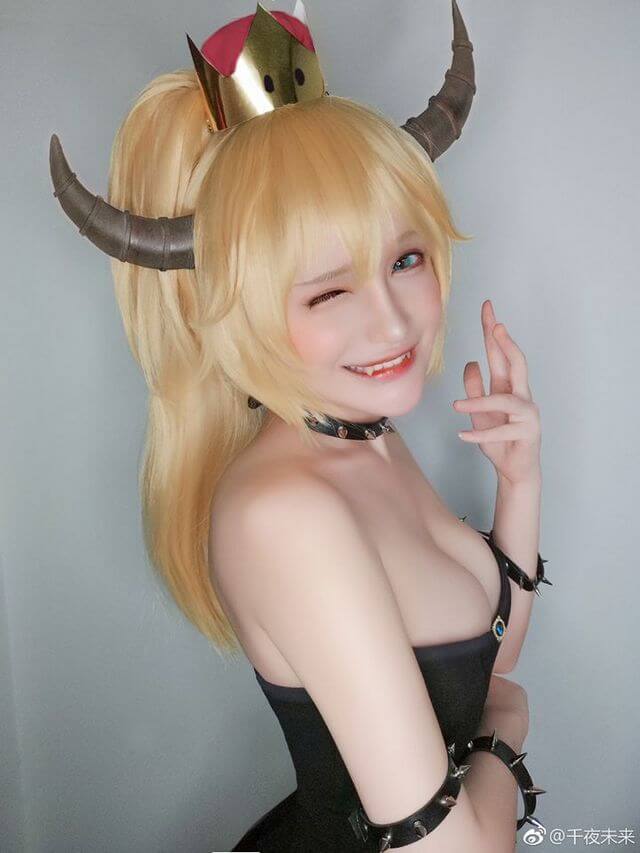 Cosplay Bowsette xinh xắn "y bản gốc" của nàng cosplayer xinh đẹp