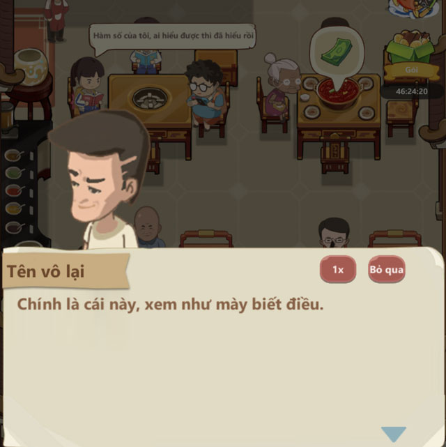 Những câu nói "cảm lạnh" trong Tiệm Lẩu Đường Hạnh Phúc khiến game bất ngờ viral