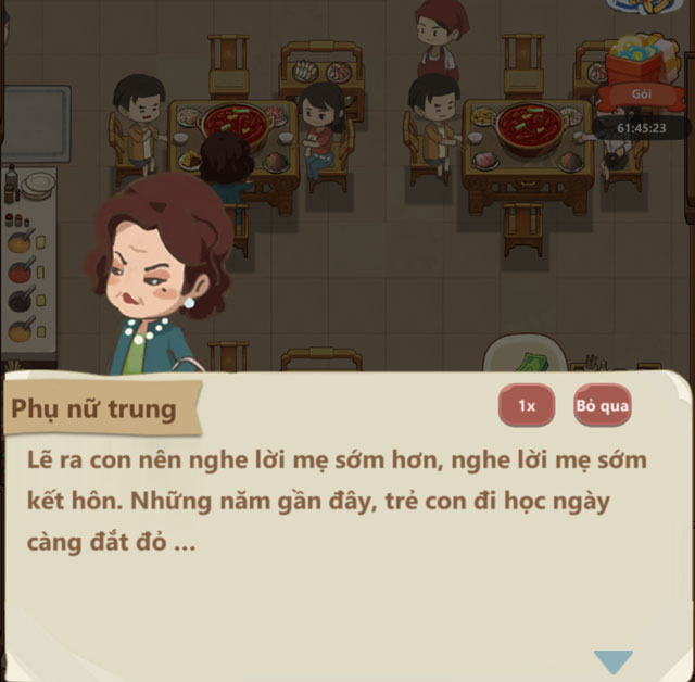 Những câu nói "cảm lạnh" trong Tiệm Lẩu Đường Hạnh Phúc khiến game bất ngờ viral